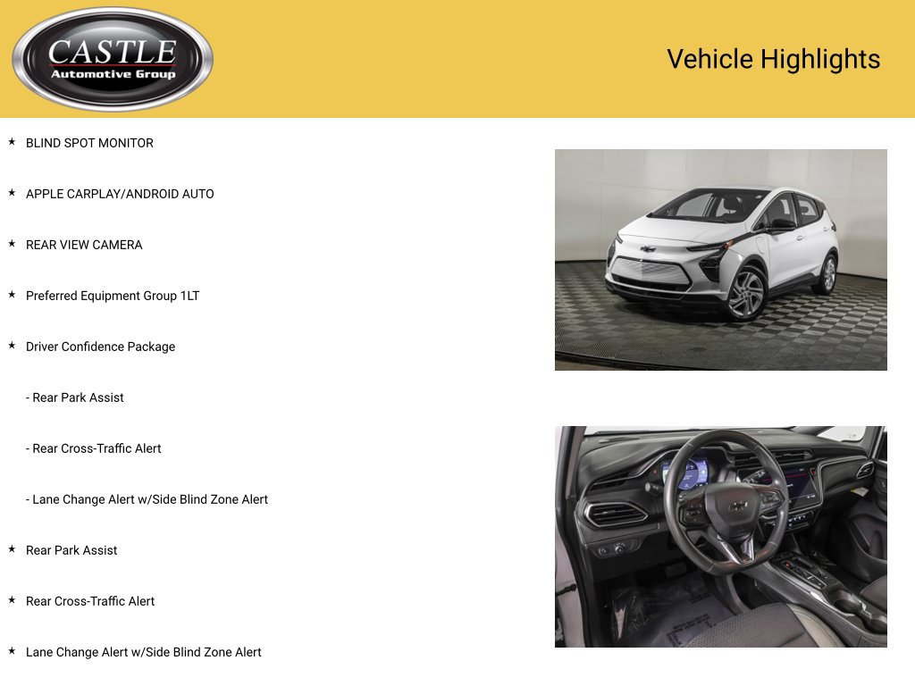 Used 2023 Chevrolet Bolt LT w/ Driver Confidence Package FWD image 3