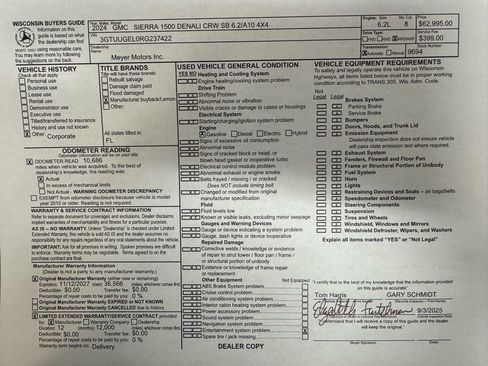 Used 2024 GMC Sierra 1500 Denali w/ Technology Package image 33