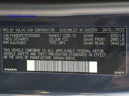 Certified 2024 Volvo XC90 B6 Plus w/ Protection Package Premier image 30