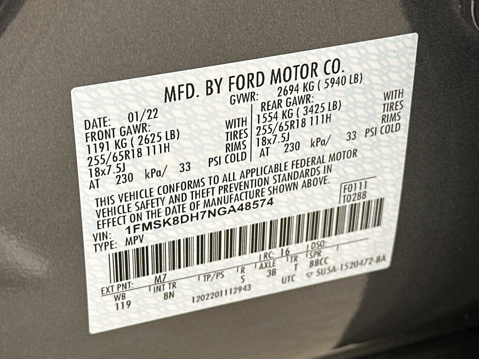 Used 2022 Ford Explorer XLT AWD/4WD image 49