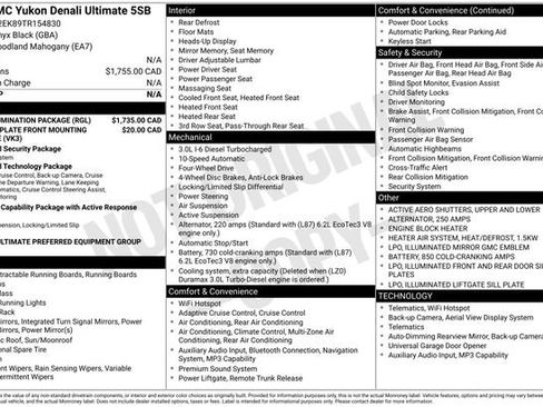 Used 2026 GMC Yukon Denali Ultimate w/ LPO, Illumination Package AWD/4WD image 1