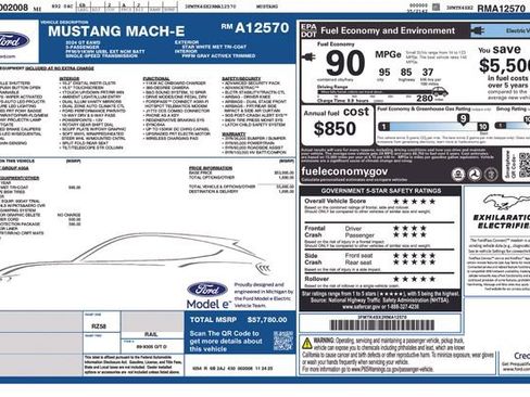 Certified 2024 Ford Mustang Mach-E GT AWD/4WD image 11