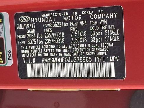 Used 2018 Hyundai Santa Fe SE AWD/4WD image 27
