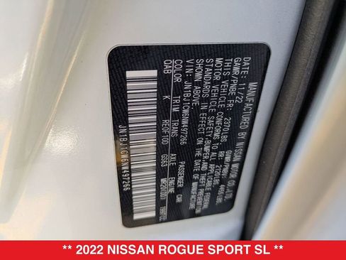 Certified 2022 Nissan Rogue Sport SL image 41