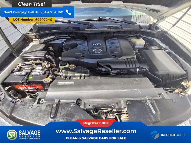 Used 2017 Nissan Armada Platinum w/ Interior Lighting Package RWD image 16