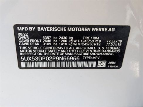 Used 2023 BMW X3 xDrive30i w/ Convenience Package image 37