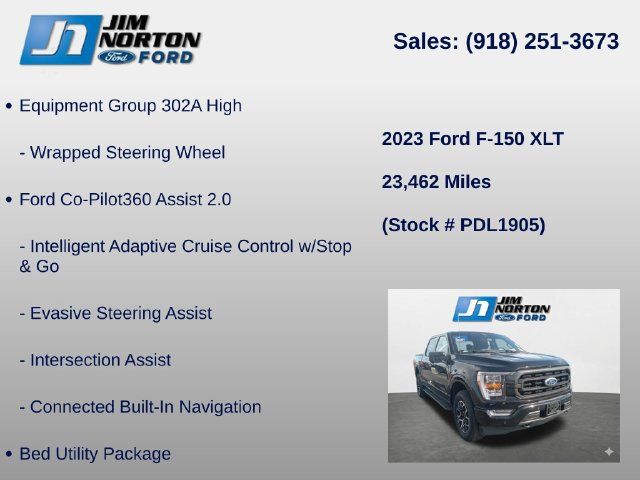 Used 2023 Ford F150 XLT w/ Equipment Group 302A High AWD/4WD image 15