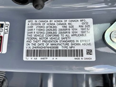 Used 2022 Honda CR-V Touring image 16
