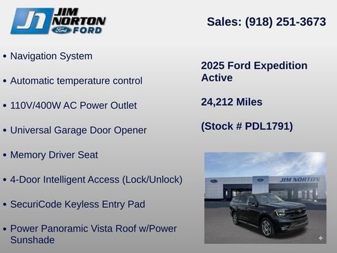 Used 2025 Ford Expedition Active AWD/4WD image 40