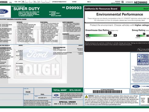 Used 2022 Ford F350 Lariat w/ Lariat Value Package AWD/4WD image 3