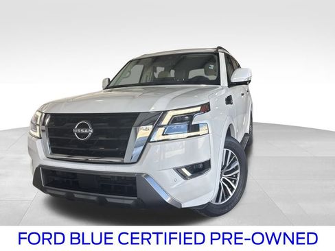 Used 2023 Nissan Armada SL w/ Captain's Chairs Package image 1
