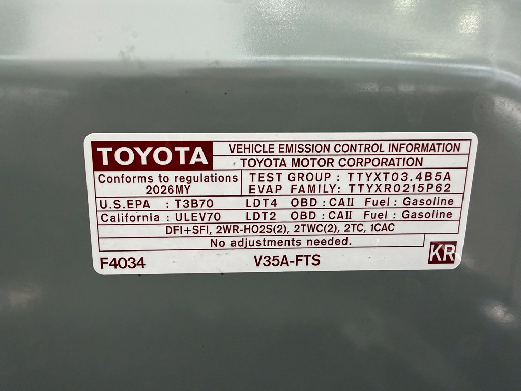 Used 2026 Toyota Tundra SR5 w/ SR5 Convenience Package AWD/4WD image 34