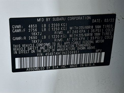 Used 2022 Subaru Outback Limited image 12