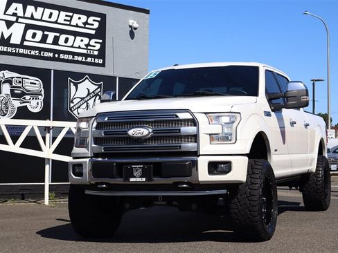 Used 2015 Ford F150 Platinum w/ Max Trailer Tow Package image 1