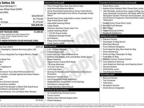 Used 2024 Kia Seltos SX w/ SX Sunroof Package image 43