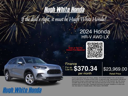 Used 2024 Honda HR-V LX image 3