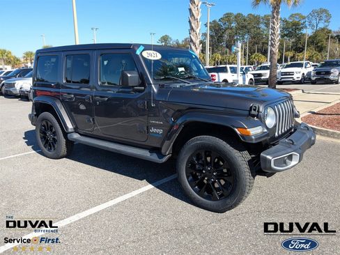 Used 2021 Jeep Wrangler Unlimited Sahara w/ Cold Weather Group image 1