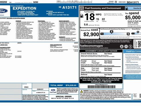 Used 2025 Ford Expedition Platinum w/ Driver's Package image 4