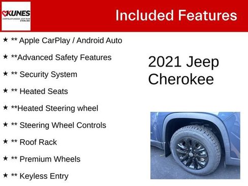 Used 2021 Jeep Cherokee Latitude Plus AWD/4WD image 4