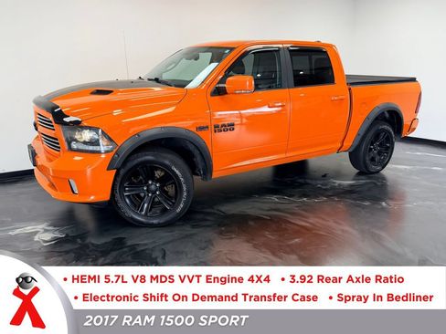 Used 2017 RAM 1500 Sport w/ Ignition Orange Sport Package AWD/4WD image 1