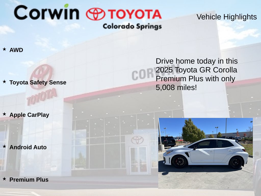 Used 2025 Toyota Corolla GR AWD/4WD image 6