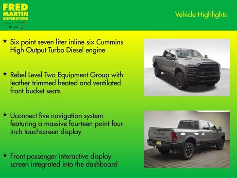 New 2026 RAM 2500 Rebel w/ Rebel Level 2 Equipment Group AWD/4WD image 8