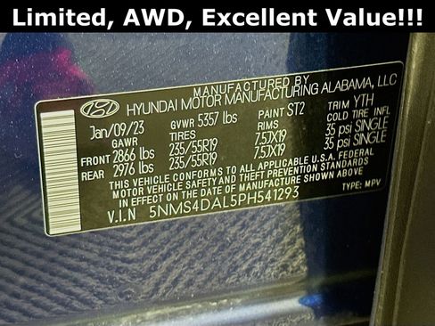 Used 2023 Hyundai Santa Fe Limited image 34