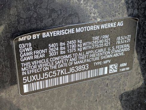 Used 2019 BMW X4 M40i w/ Executive Package image 25