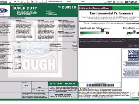 Used 2022 Ford F350 King Ranch w/ Chrome Package image 3