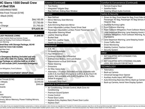 Certified 2022 GMC Sierra 1500 Denali w/ Technology Package image 4