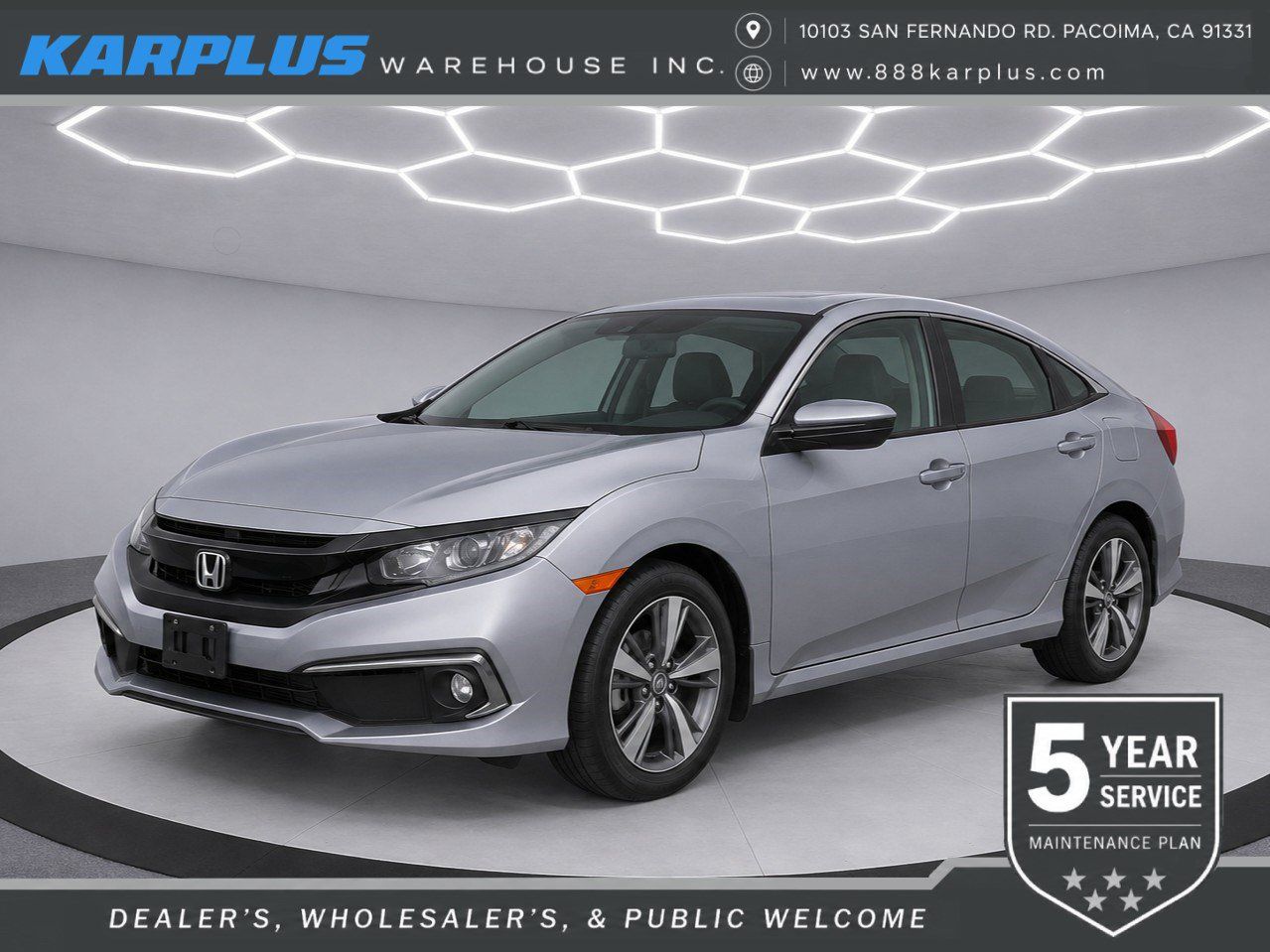 Used 2019 Honda Civic EX-L image 1
