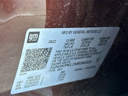 Used 2022 Chevrolet Tahoe Z71 w/ Off-Road Capability Package image 54