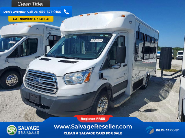 Used 2019 Ford Transit 350 138 DRW w/ Shuttle Bus Prep Package RWD image 1