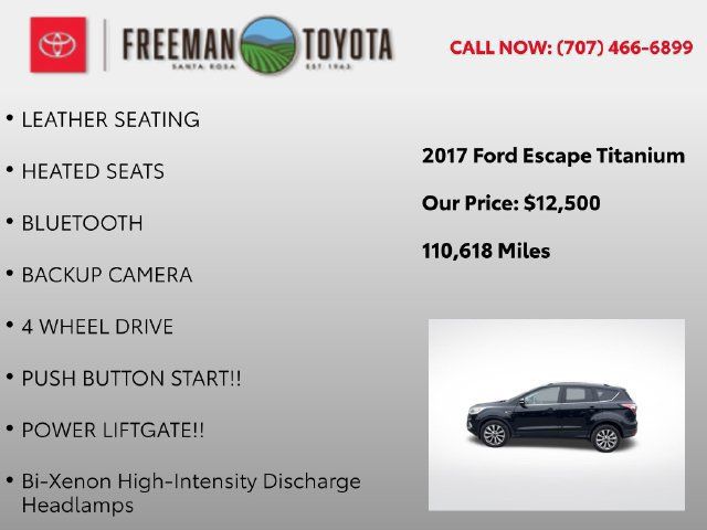 Used 2017 Ford Escape Titanium w/ Equipment Group 301A AWD/4WD image 9