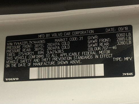 Used 2019 Volvo XC90 T6 Inscription image 40