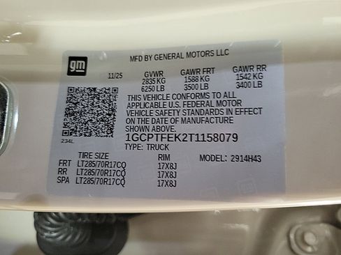 New 2026 Chevrolet Colorado ZR2 w/ LPO, Utility Wall Package image 23