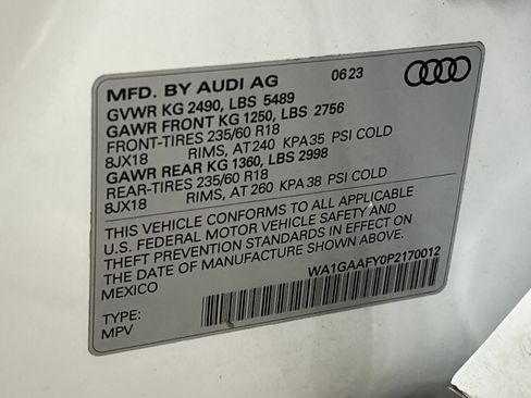 Used 2023 Audi Q5 2.0T Premium w/ Convenience Package AWD/4WD image 36