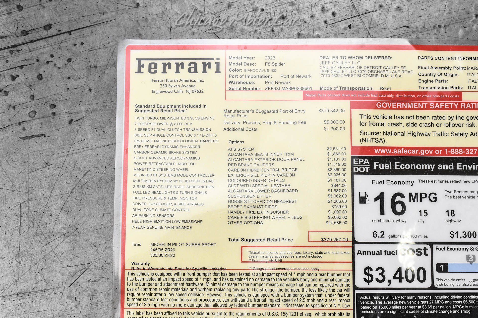 Used 2023 Ferrari F8 Tributo RWD image 66