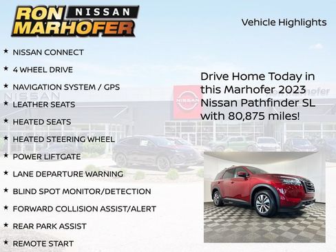 Used 2023 Nissan Pathfinder SL w/ Black Appearance Package AWD/4WD image 15