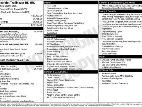 Used 2025 Chevrolet TrailBlazer RS w/ Convenience Package AWD/4WD image 24