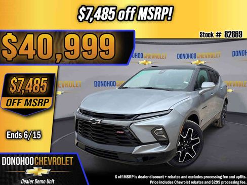 New 2026 Chevrolet Blazer RS FWD image 1