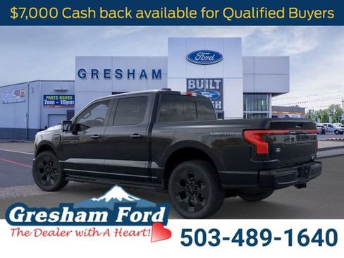 New 2025 Ford F150 Lightning Platinum w/ Dark Elements Package image 4
