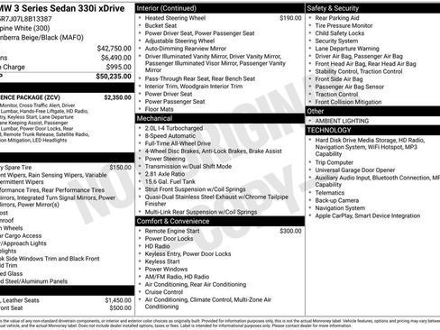 Used 2020 BMW 330i xDrive Sedan w/ Convenience Package image 6