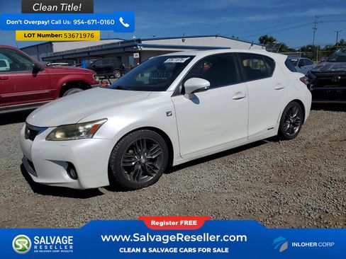 Used 2012 Lexus CT 200h Premium w/ F Sport Special Edition FWD image 1
