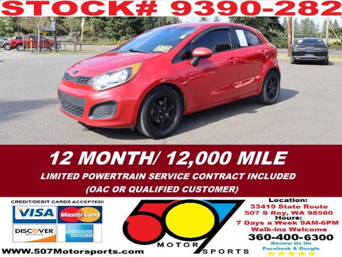 Used 2012 Kia Rio LX w/ PWR Pkg FWD image 3