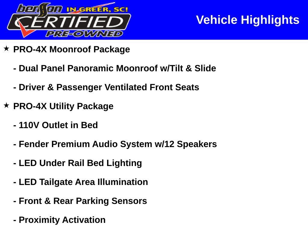 Used 2021 Nissan Titan PRO-4X w/ Pro-4x Convenience Package AWD/4WD image 2