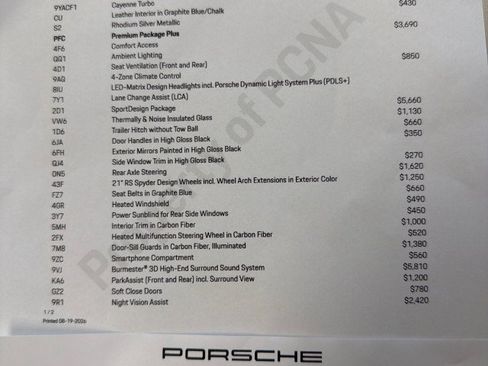 Used 2019 Porsche Cayenne Turbo AWD/4WD image 80