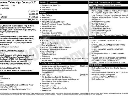 Certified 2022 Chevrolet Tahoe High Country image 5