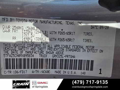 Used 2021 Toyota Tacoma TRD Sport w/ Technology Package RWD image 32