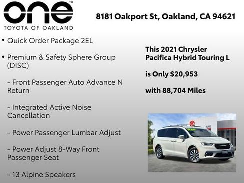 Used 2021 Chrysler Pacifica Touring-L FWD image 5